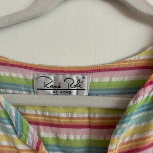 Rainbow Stripe HouseDress MuMu MooMoo